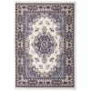 Premium Sakarya Traditional Medallion Area Rug, Ivory/Blue, 7'8"x10'7"