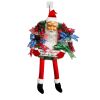 1pc Santa Claus Door Hanging Holiday Atmosphere Rendering Arrangement Props Christmas Decor 2023 Christmas Wreaths