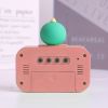 1pc, Mini Alarm Clock, Cute Creative Multifunctional Alarm Clock, Light Desktop Electronic Alarm Clock Cartoon Alarm Clock Without Battery