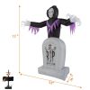 8ft Garden 3pcs LED String Lights Grim Reaper and Grave Inflatable Halloween Decoration