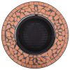 Mosaic Fire Pit Terracotta 26.8" Ceramic