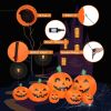 7ft Classic 7pcs LED String Lights 7pcs Pumpkin Inflatable Halloween Decoration