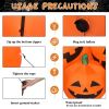 7ft Classic 7pcs LED String Lights 7pcs Pumpkin Inflatable Halloween Decoration