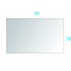 60x 36Inch LED Mirror Bathroom Vanity Mirror with Back Light, Wall Mount Anti-Fog Memory Large Adjustable Vanity Mirror