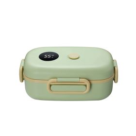 Intelligent Temperature Display And Insulation Lunch Box (Color: green)