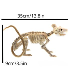 Spook Up Your Halloween Decor with This Vivid Bat Skeleton Model! (material: Mouse)