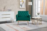 COOLMORE Accent Chair ,leisure single sofa with Rose Golden feet