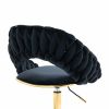 COOLMORE Computer Chair Office Chair Adjustable Swivel Chair Fabric Seat Home Study Chair