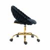 COOLMORE Computer Chair Office Chair Adjustable Swivel Chair Fabric Seat Home Study Chair