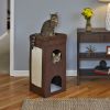 Pets Feline Nuvo Curious Cat Cube Cat Condo