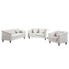 Beige Lint Sofa Set