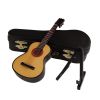 Mini Classical Guitar Wooden Miniature Guitar Model Musical Instrument Guitar Decoration Gift Decor For Bedroom Living Room