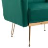 COOLMORE Accent Chair ,leisure single sofa with Rose Golden feet