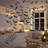 Halloween Party Decor 180 Realistic 3D Black Bat Stickers for  Creepy Home Decor