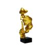 Creative Home Decoration European Resin Crafts Silence Is Gold Abstract Sculpture Decoration Living Room Office Desktop Decoration